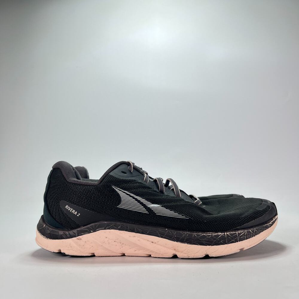 Altra Rivera 2 Black Pink Lace Up Road Running Shoes ALOA5489060 Womens Size 8.5